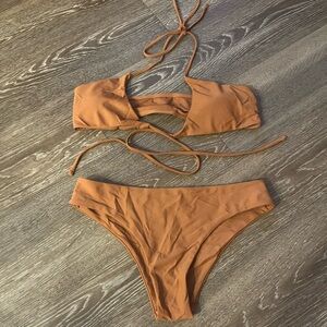 Brown bikini